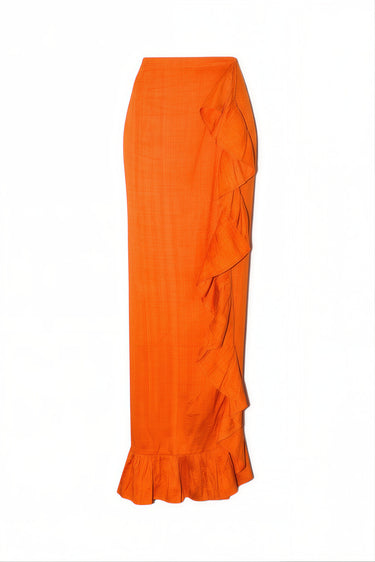 Ruffle Power Pareo™  | Silk Dupioni