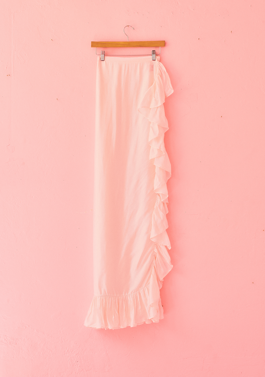 Classic Ruffle Power Pareo™ | Viscose Satin