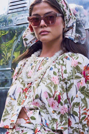 Seaview Scarf | Cotton Voile