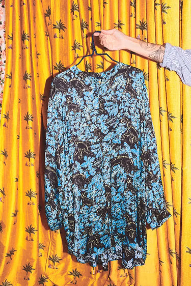 Modern Layering Tunic | Viscose Satin Coniglio Palm Beach