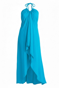 Seaspray Halter Maxi Dress | Cotton Voile
