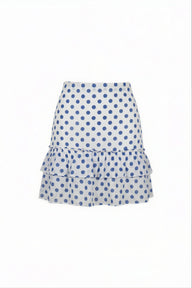 Gogo Cinch Back Mini Skirt | Cotton Gauze Coniglio Palm Beach