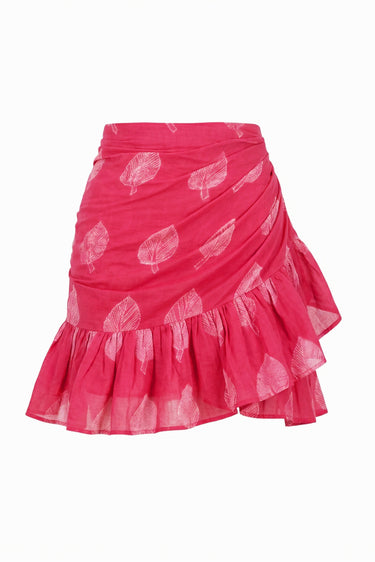 Mini Ruffle Power Pareo | Cotton Voile Shibori