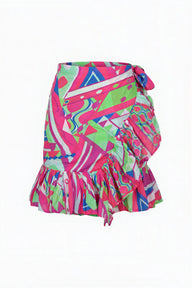Mini Ruffle Power Pareo | Cotton Gauze Coniglio Palm Beach