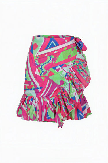 Mini Ruffle Power Pareo | Cotton Gauze Coniglio Palm Beach