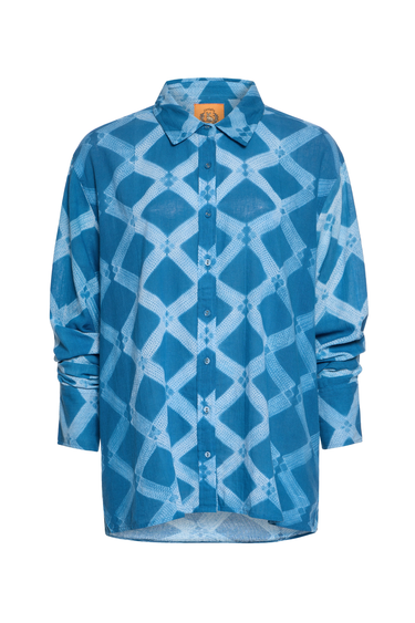 Classic Button Down | Cotton Voile Shibori