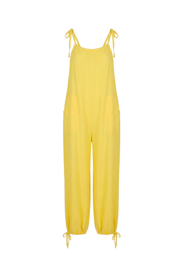 Hand Dye La Puerta Jumpsuit | Crinkle Cotton