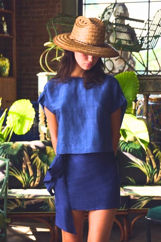 Mini Wrap Skirt | Silk Dupioni