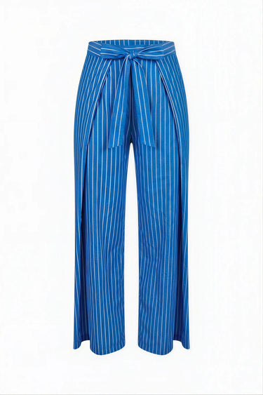Gabrielle Adjustable Waist Button Pant | Cotton Yarn Dye Coniglio Palm Beach