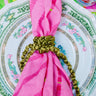 Dinner Napkin | Lane Lines Pink Float Coniglio Palm Beach
