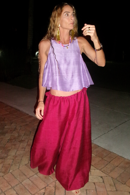 Bubble Pant | Silk Dupioni