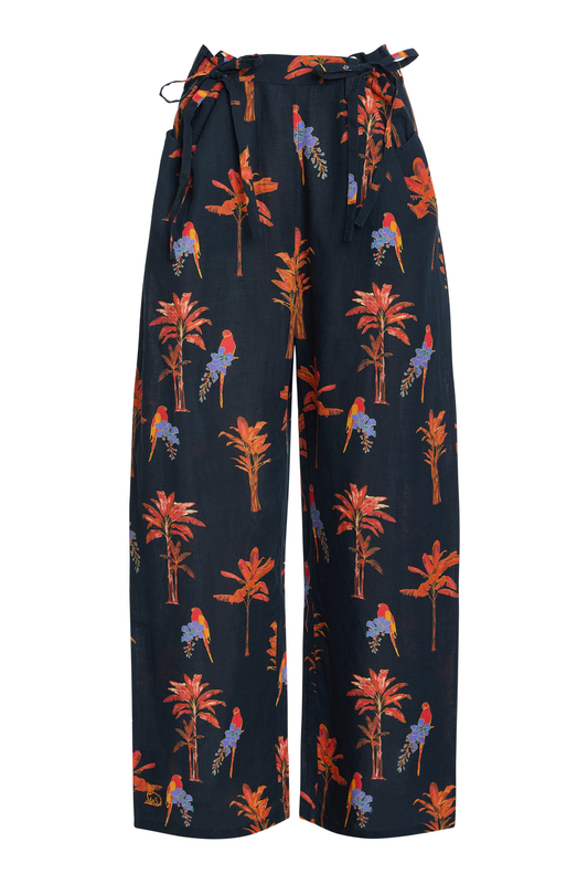 Move and Groove Snap Pant | Cotton Linen