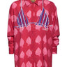 Business Casual Button Down | Cotton Gauze Shibori Coniglio Palm Beach