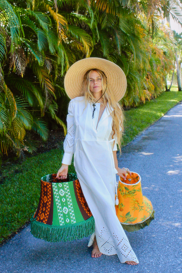 High Side Slit Tunic | Poplin Eyelet