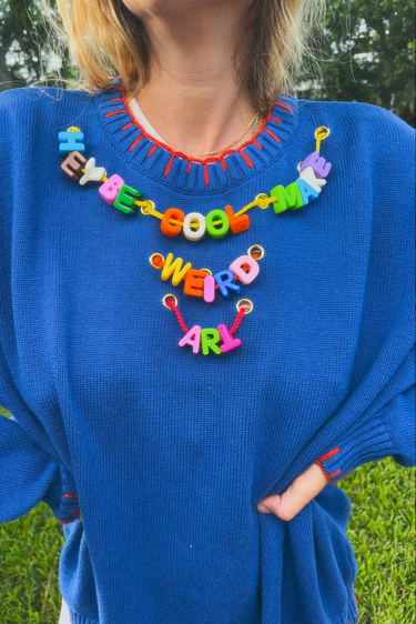 Knit Pullover w/ Metal Eyelet | Cotton Knit