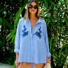 Business Casual Button Down | Cotton Yarn Dye Coniglio Palm Beach
