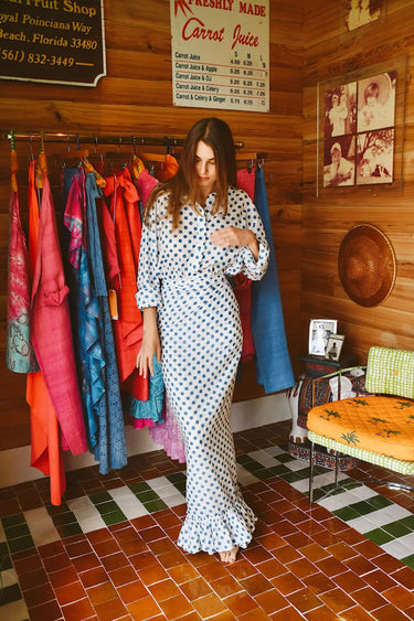 Classic Button Down | Cotton Voile Coniglio Palm Beach