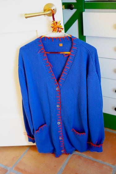 Boyfriend Cardigan | Cotton Coniglio Palm Beach