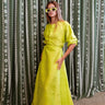 Monroe Adjustable Bustle Maxi Skirt | Silk Dupioni Coniglio Palm Beach