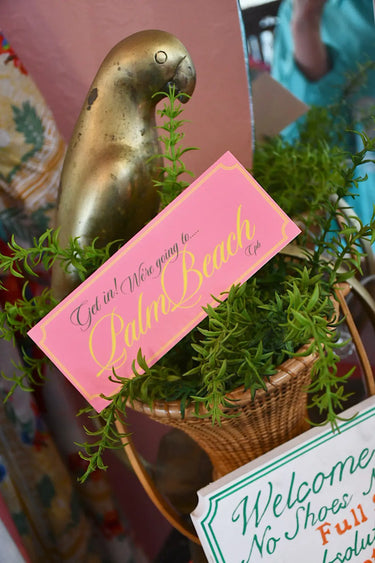 Get in! We're Going to Palm Beach Bumper Sticker