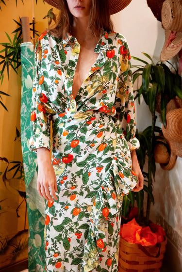 Classic Button Down | Cotton Voile Coniglio Palm Beach