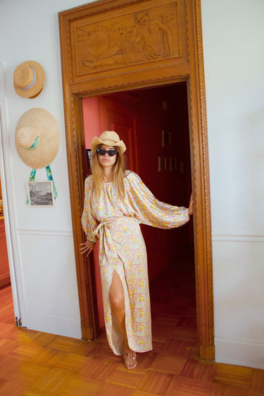 North End Top | Silk Charmeuse Coniglio Palm Beach