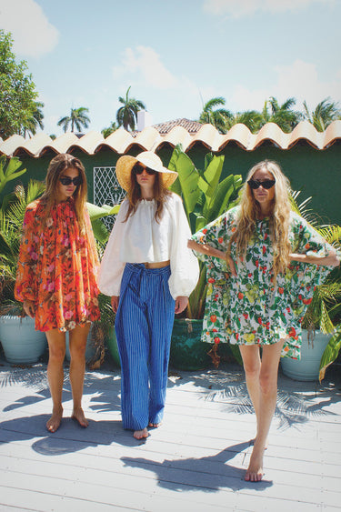 Worth Mini Dress | Viscose Chiffon Coniglio Palm Beach