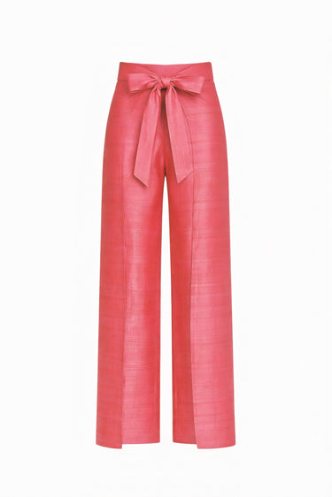 Two Panel Wrap Pant | Silk Dupioni