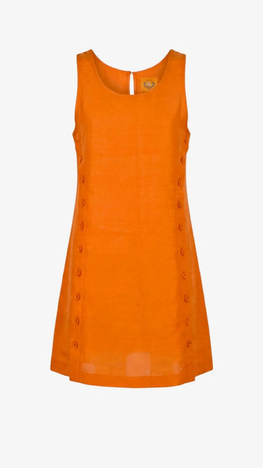 Palmo Mini Dress | Silk Dupioni