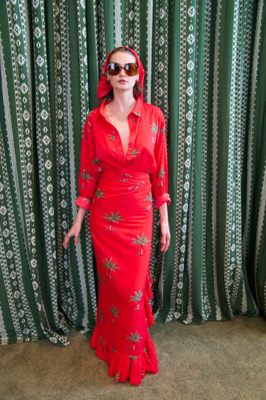 Seaview Scarf | Cotton Voile