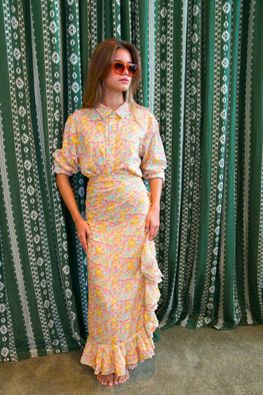 Ruffle Power Pareo™ | Cotton Gauze Coniglio Palm Beach