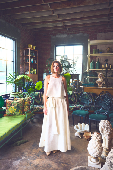 Shift Tank | Silk Dupioni