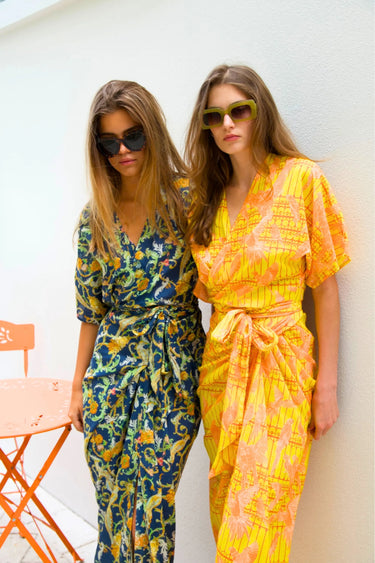 Gladys Tie Knot Dress | Cotton Voile Coniglio Palm Beach
