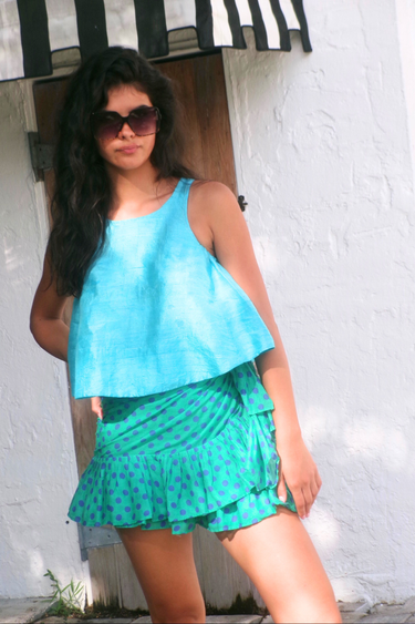 Mini Ruffle Power Pareo | Cotton Gauze