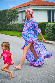 Ruffle Power Pareo™  | Cotton Gauze Coniglio Palm Beach