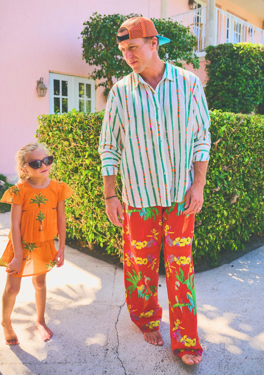 Move and Grove Snap Pant | Cotton Linen