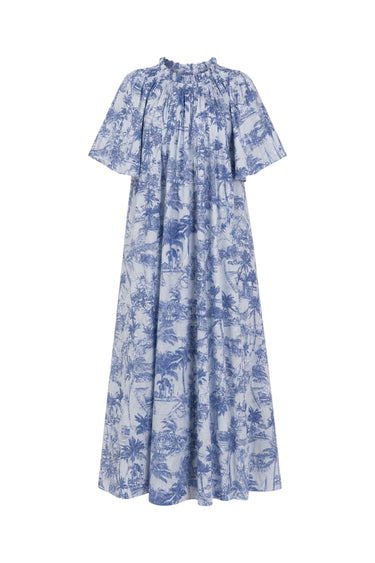 Worth Maxi w/ Flutter Sleeve | Cotton Voile