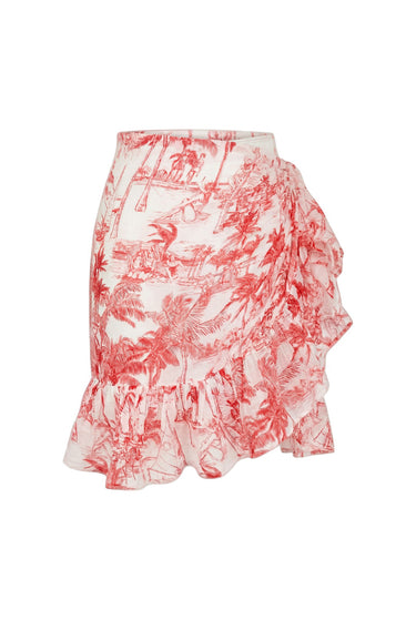 Mini Ruffle Power Pareo | Cotton Gauze