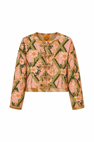 Quilted Eve Jacket w/ Frogs | Cotton Sateen