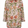 Floral patterned shirt on a white background