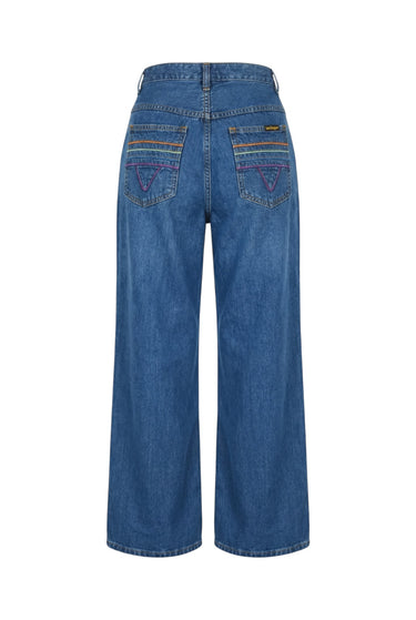 Airbrush Denim Stripes on Side | Vintage Denim