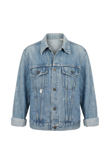 Airbrush Denim Jacket Stripes | Vintage Denim