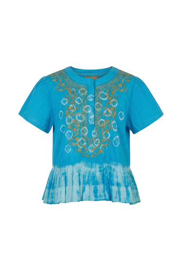 Hand Dye Manalapan Top | Cotton Cambric