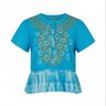 Hand Dye Manalapan Top | Cotton Cambric Coniglio Palm Beach