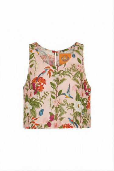 Palmo Tank | Silk Dupioni