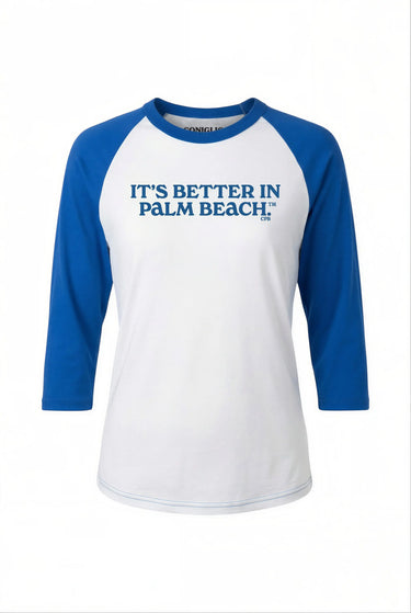 Its Better in PB Raglan Tee | Cotton Jersey Coniglio Palm Beach