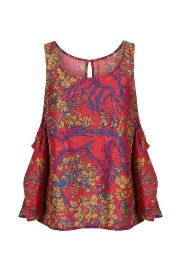 Hand Dye Shift Tank | Silk Dupioni