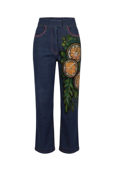 Airbrush Denim Orange | Vintage Denim