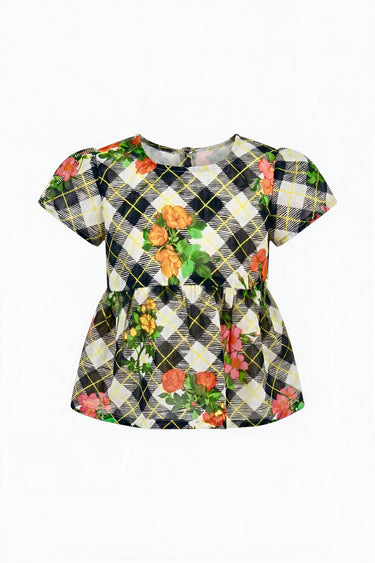 Kids Frances Flutter Top | Cotton Gauze Coniglio Palm Beach