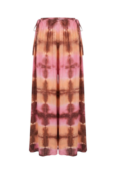 Exaggerated Wide Leg Esplanade Pant | Viscose Georgette